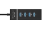 Black Desktop USB Charger Hub 4 - Port Converter Splitter da 1 a 4 Expander / USB 3.0 fornitore